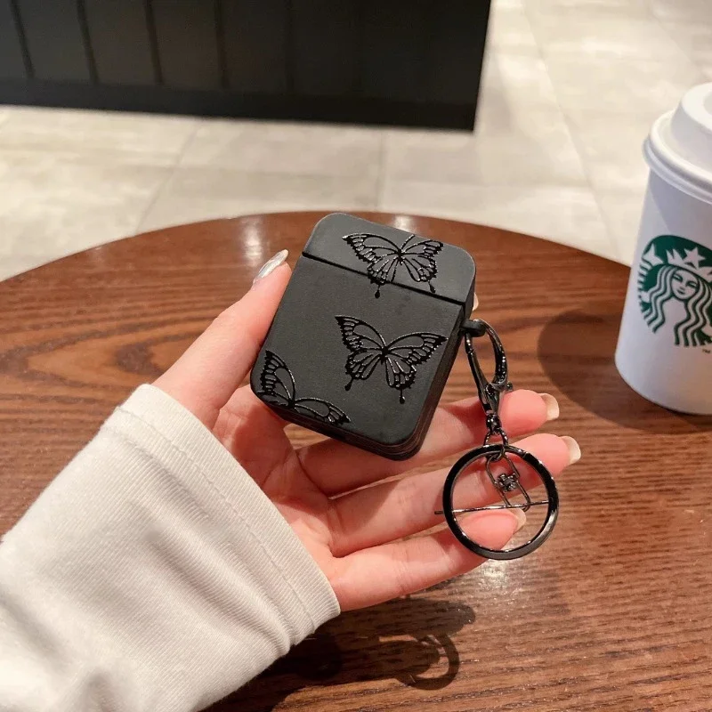 Защитный чехол с бабочкой для Airpods 1/2/3/pro