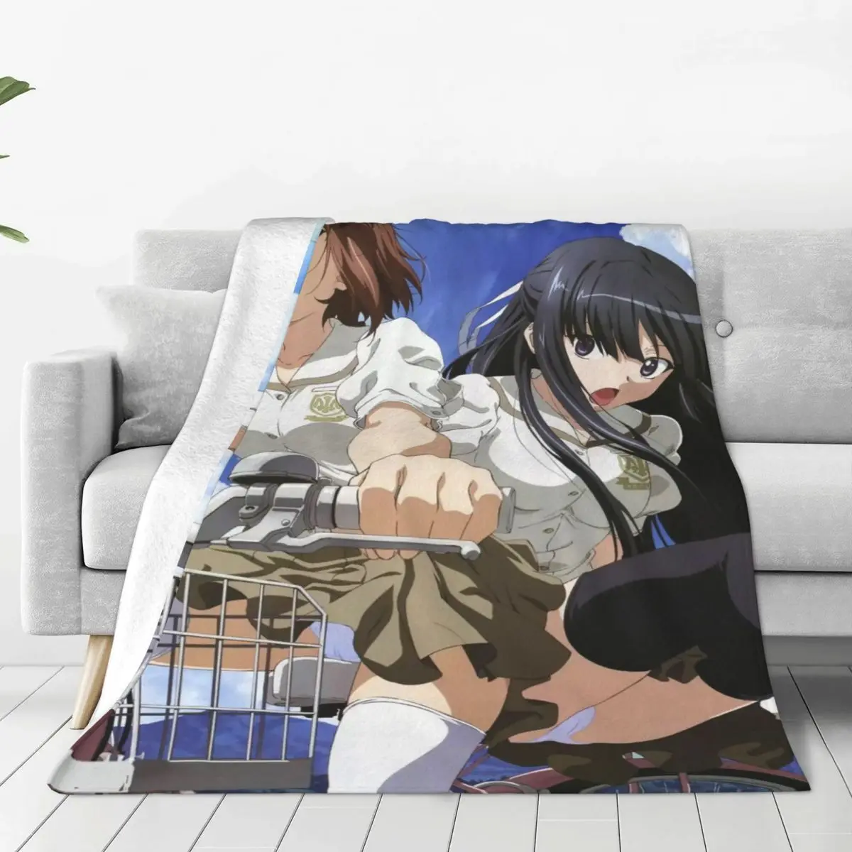 

Одеяло Yosuga No Sora бархатное многофункциональное, легкий плед с украшением из аниме, покрывало для дома и путешествий