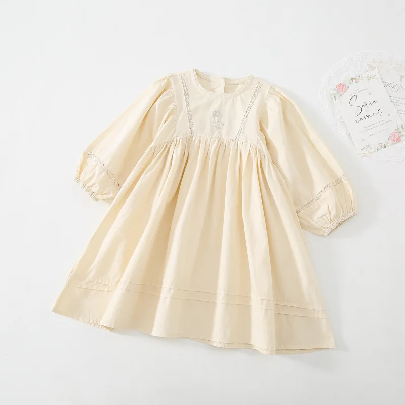 

Новинка Весна 2022 Корейская версия милое платье принцессы в стиле "Лолита" милые испанские платья для девочек на Пасху Eid A1192