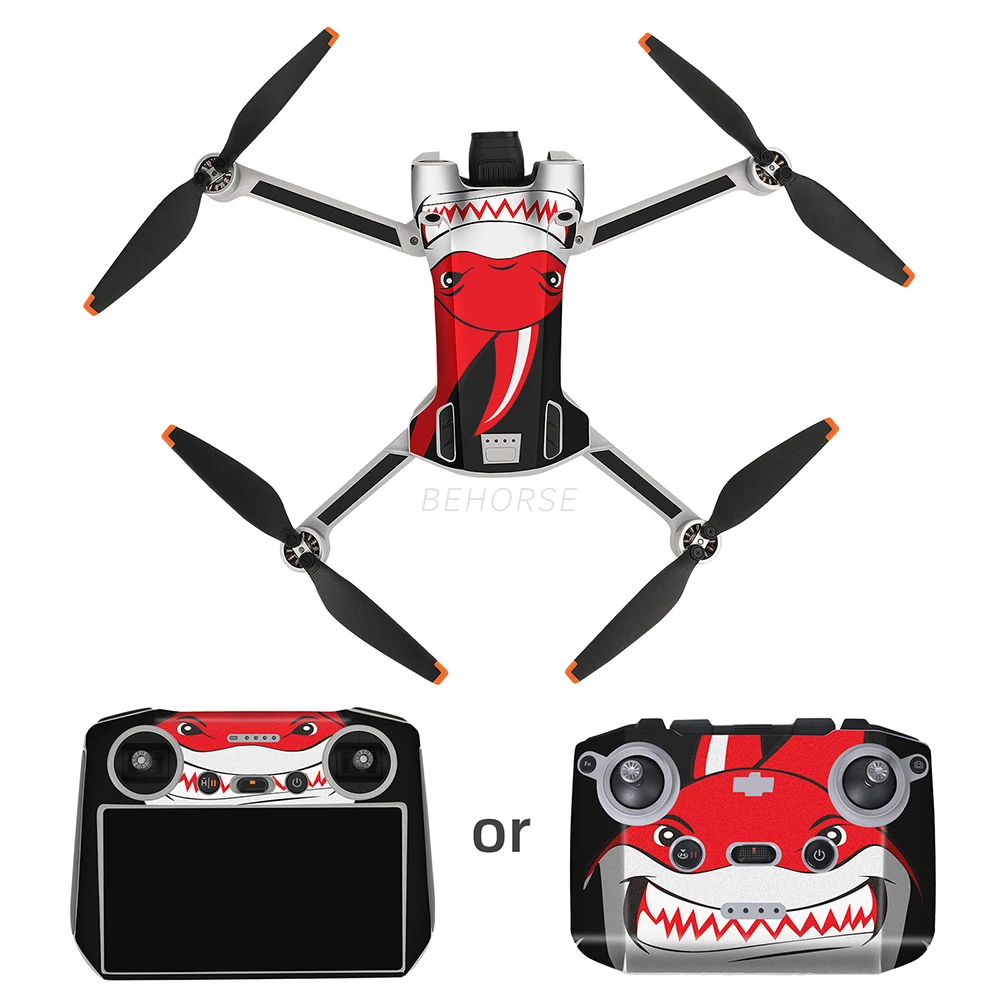 Наклейка из ПВХ для DJI Mini 3 Pro Drone защитная цветная наклейка Защитная крышка пульта