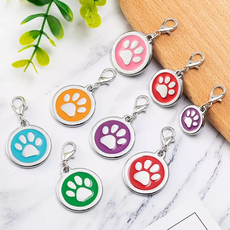 

2023NEW Engraved Metal Pet Tags Collar for Dog Cats Collars Harnesses Dog Sheet Personalized Dogs ID Tag Name Phone Dog Supplies