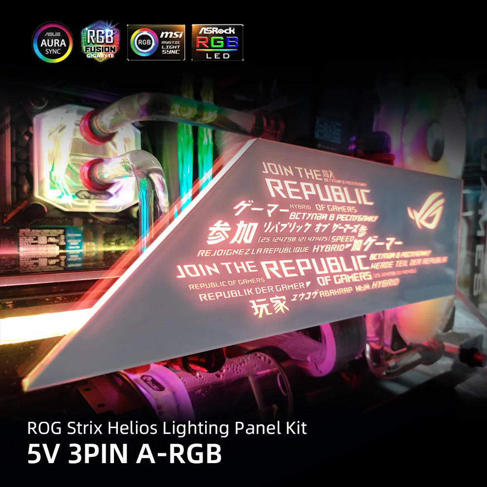 Набор панелей RGB для ROG Strix Helios GX601 4 шт. чехол ПК мод сделай сам украшение ASUS