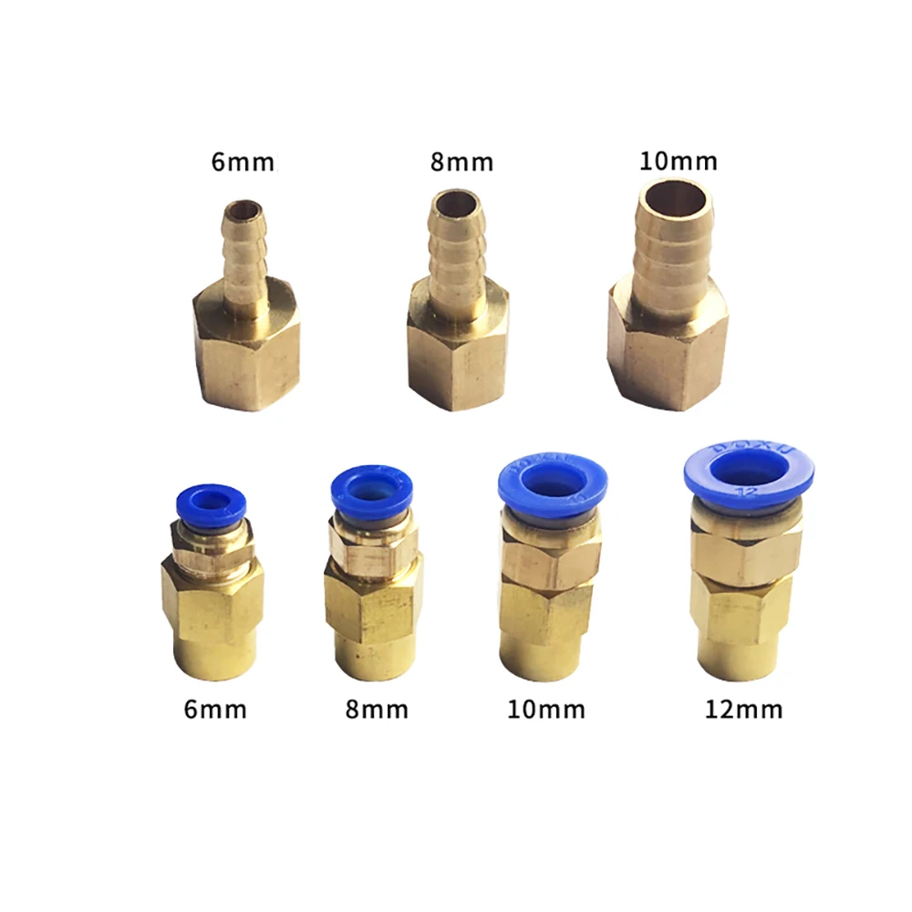 Бронзовый разъем для вакуумного насоса 6/8/10/12 мм бронзовый адаптер стандартных
