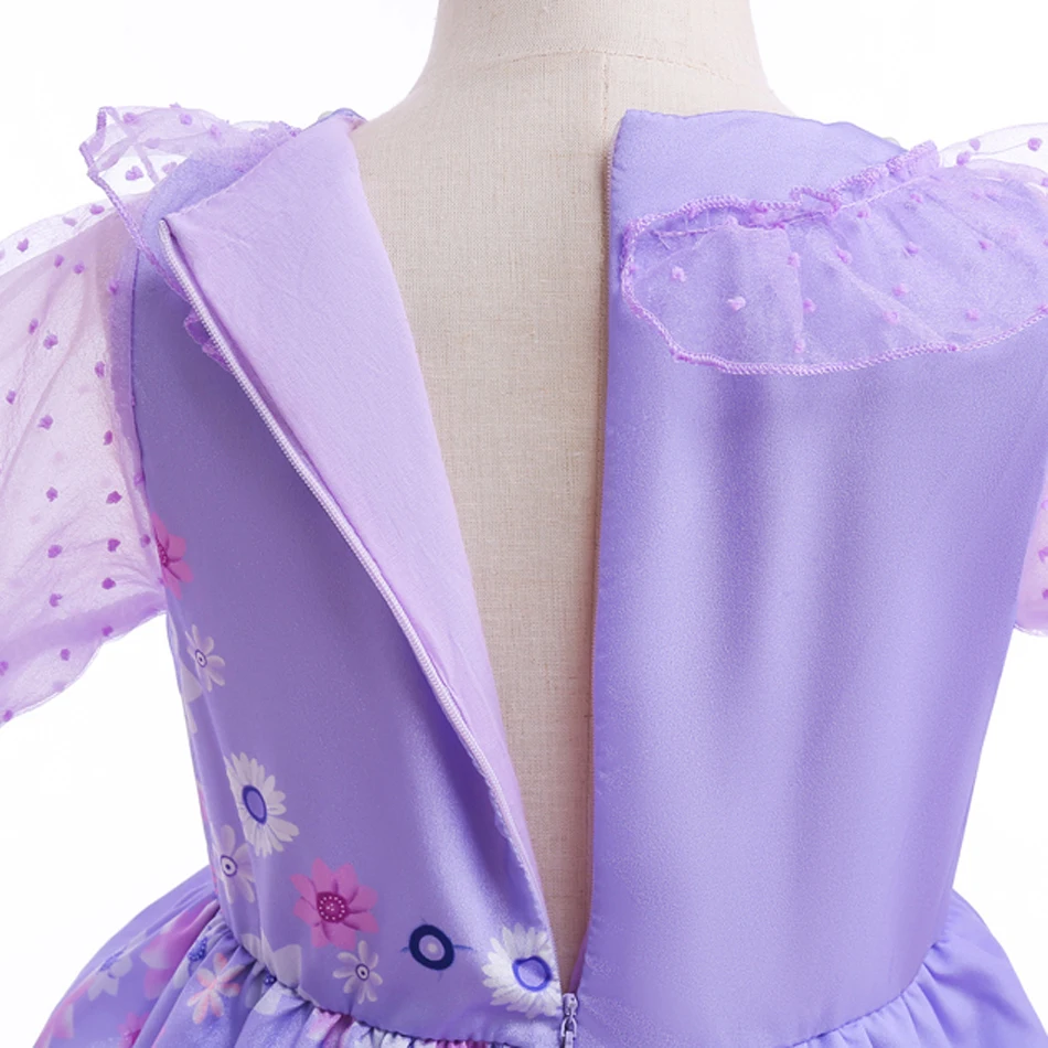 Детское платье принцессы для косплея с принтом