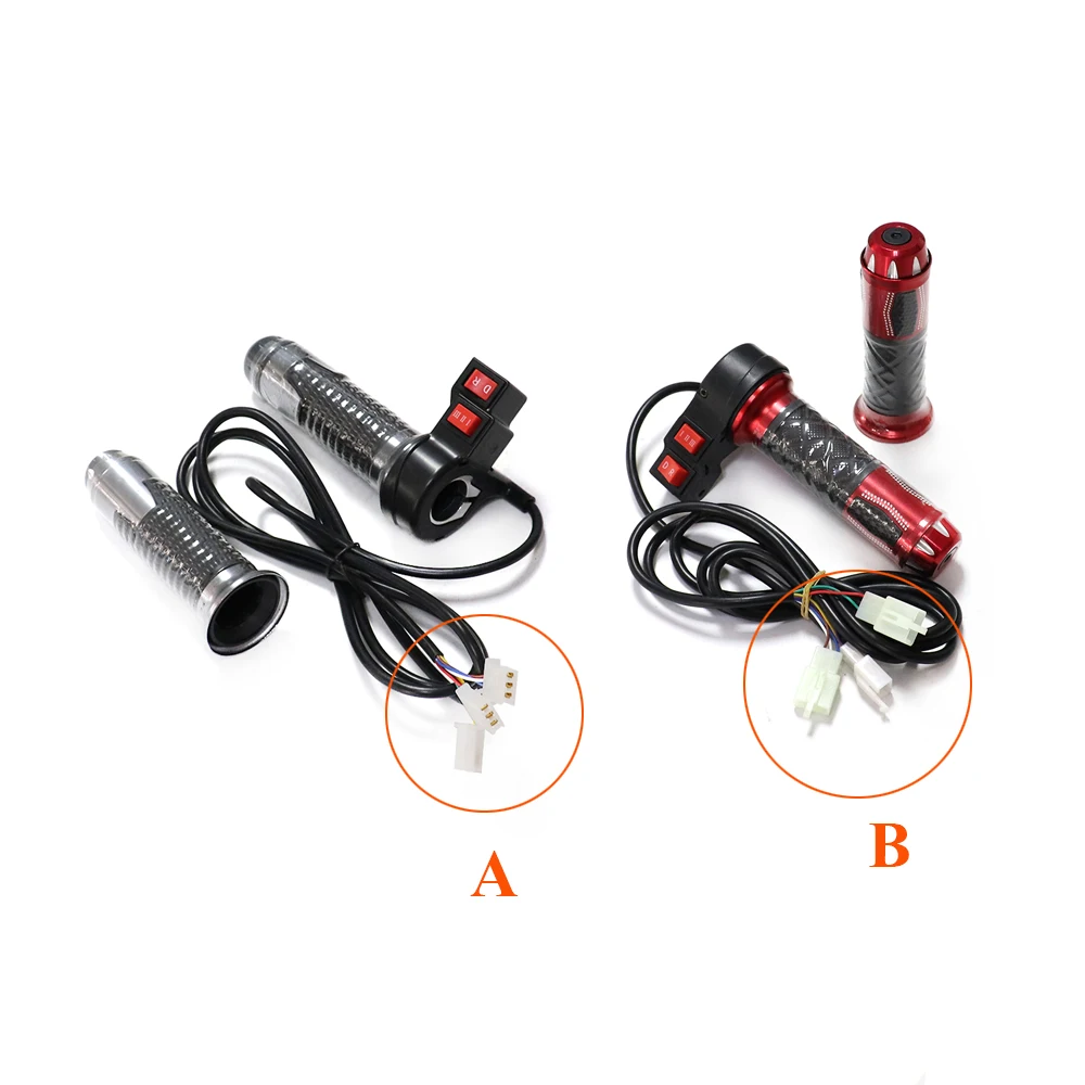 

24V/36V/48V/64V/72V/96V Electric Bicycle Throttle with 3 Speed Controller and Forward Reverse for Ebike/Scooter/Tricycle Parts