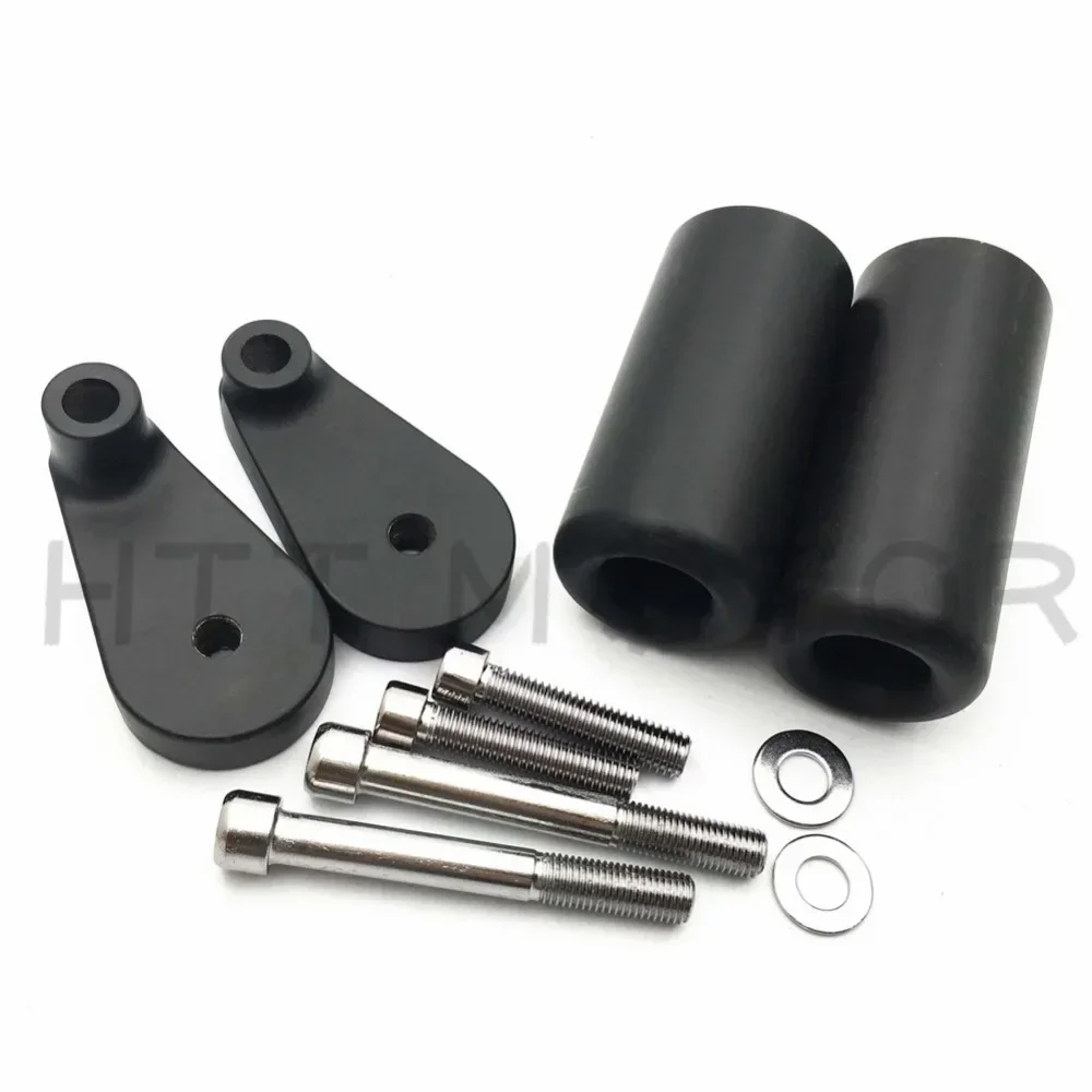 Защита от столкновений слайдера Delrin без выреза для Yamaha 2007-2008 YZF-R1 черные запасные