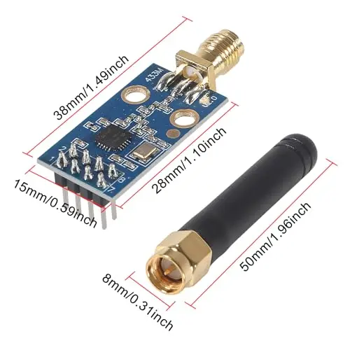 2 комплекта CC1101 беспроводной модуль с антенной SMA приемопередатчика для Arduino