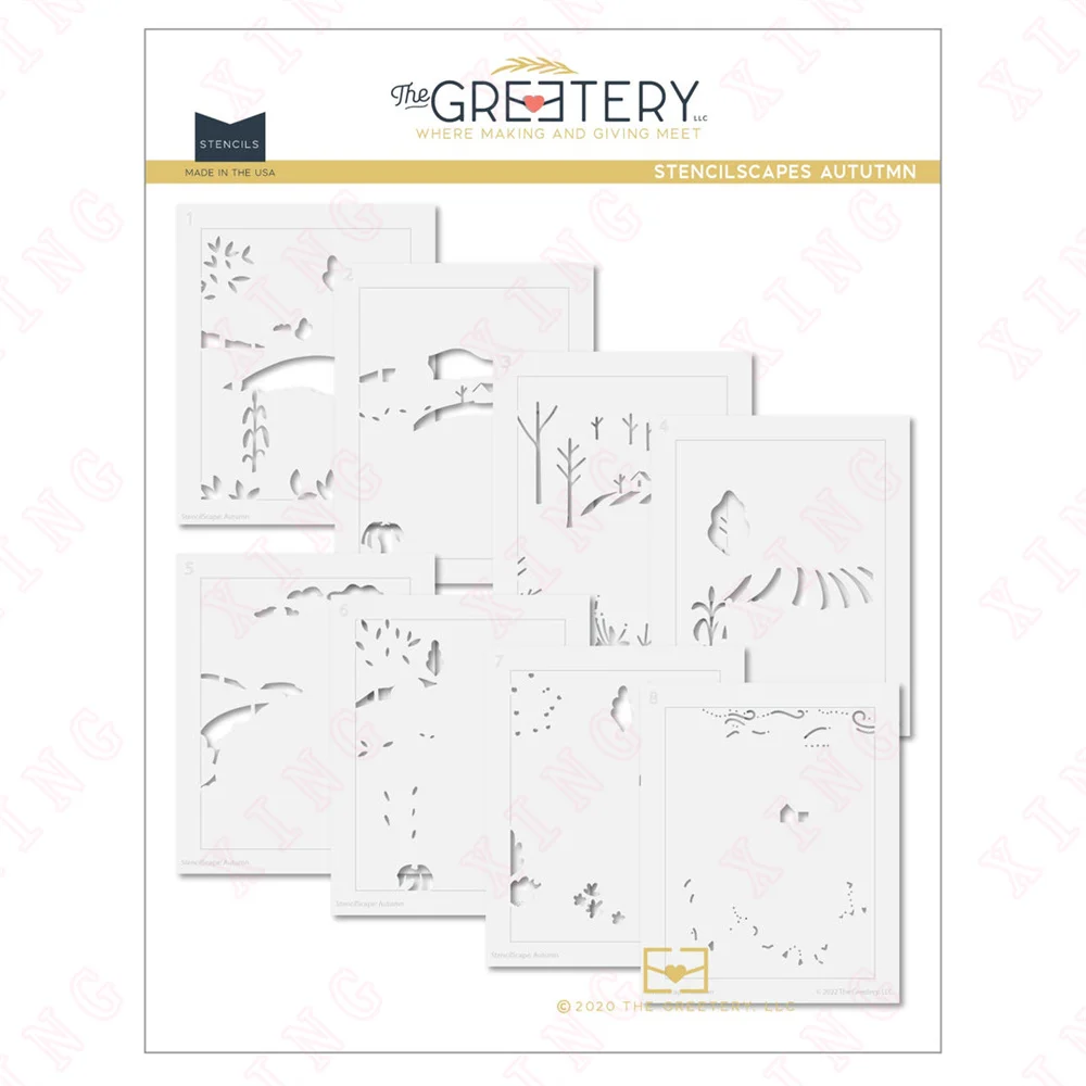 

Diy Handmade Decoration Embossing Cutting Die New 2022 Scrapbook Diary Craft Blade Punch Reusable Scapes Autumn Layering Stencil