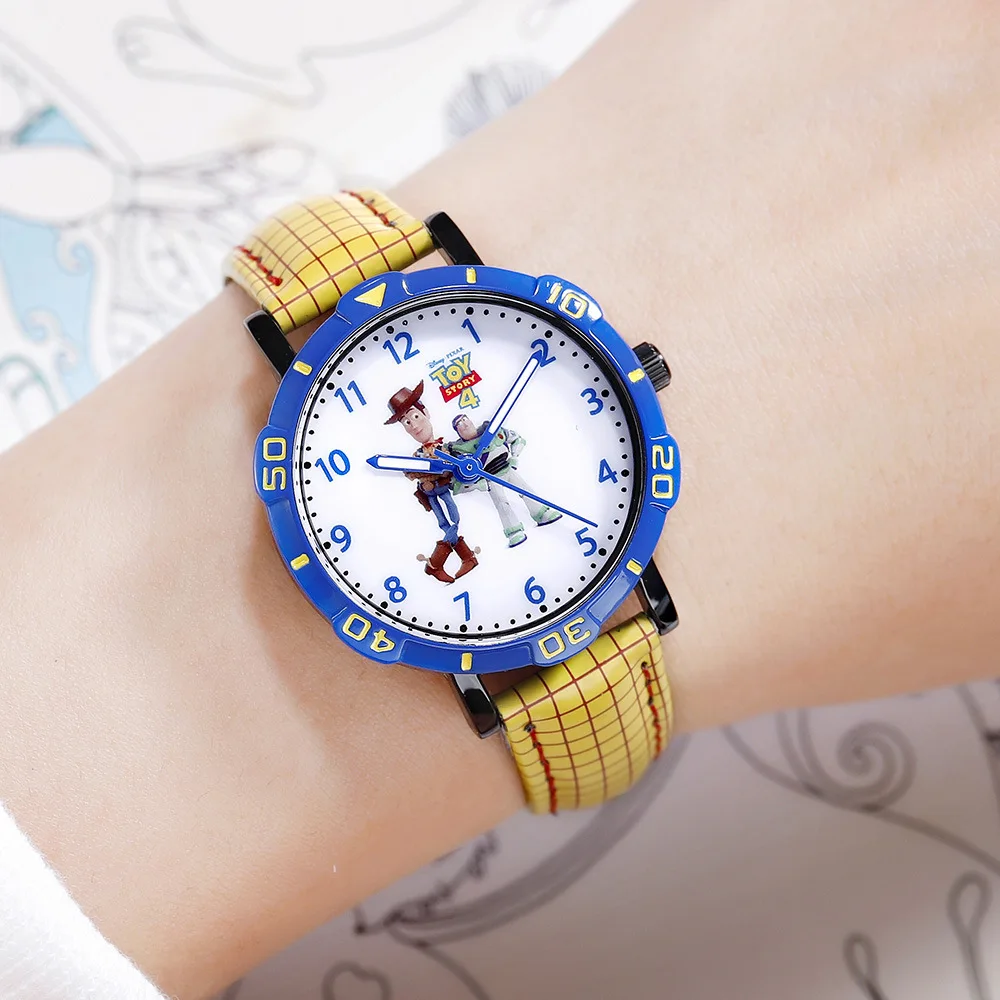 

Disney Kids Watch Cartoon Student Donald Duck Children's Watch Buzz Lightyear Cartoon Quartz Watch Boys Watches Girl Watch