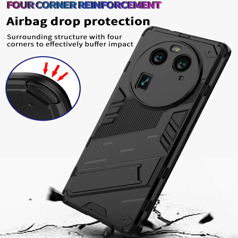 Противоударная броня для OPPO Find X6 Pro X 6 X6Pro бампер-держатель защитный задний Чехол