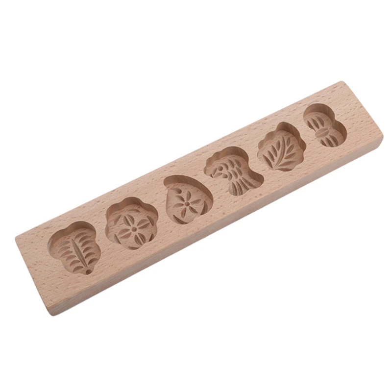 

Деревянный инструмент для выпечки в китайском стиле, 3D форма для лунного торта, форма для пирожных из пшеницы