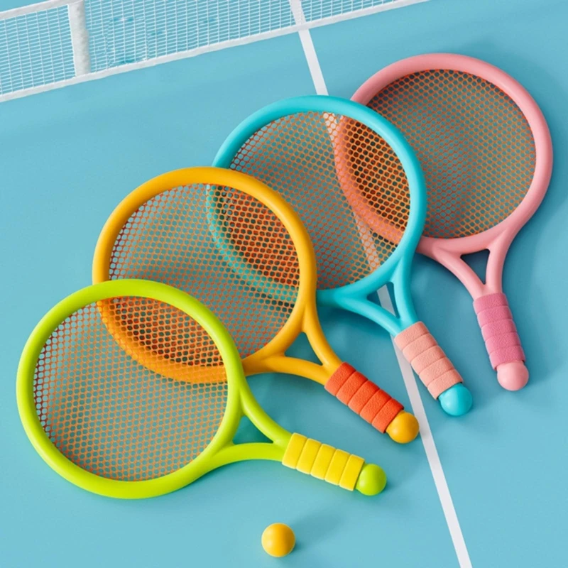 

1 Pair Kid Badminton Rackets, Kids Mini Shuttlecocks Balls Set Include 2 Rackets
