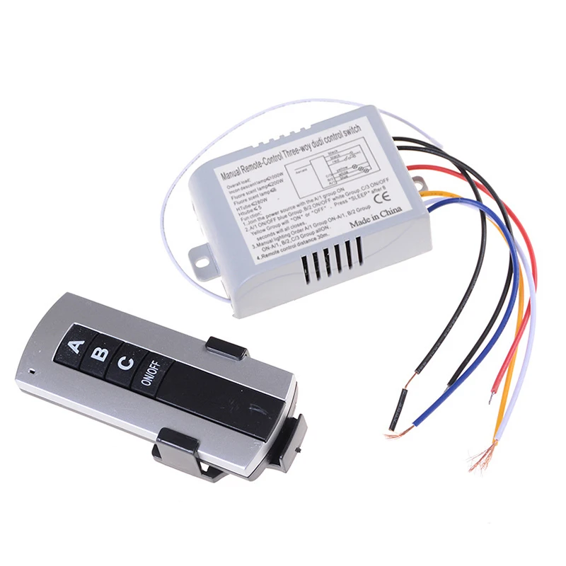 Digital remote control switch трехрежимный для люстры схема подключения