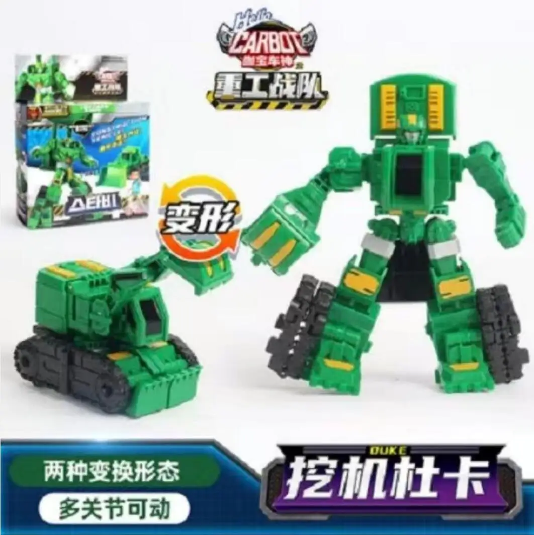 

New Deformed Car Robot Transformation Robots Action Figure Korean Anime Cartoon Plastic Hello Carbot Toys Gift for Boy 3
