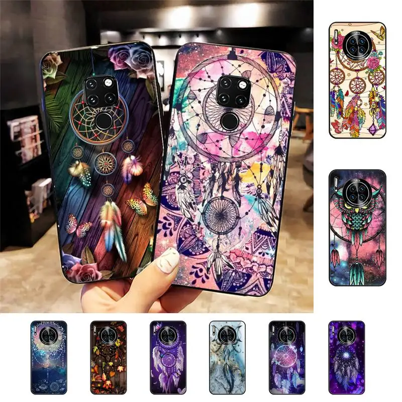 

Abstract Mandala Dreamcatcher Phone Case For Huawei Nova 3I 3E mate 20lite 20Pro 10lite Luxury funda case
