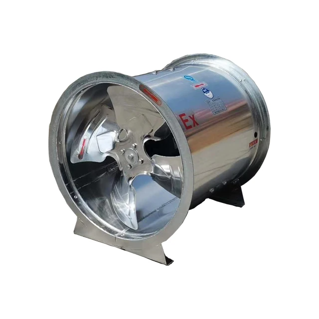 Low noise aluminum blade axial fan Circular duct fan Customized axial flow fan Fresh air system