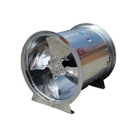 low noise aluminum blade axial fan circular duct fan customized axial flow fan fresh air system