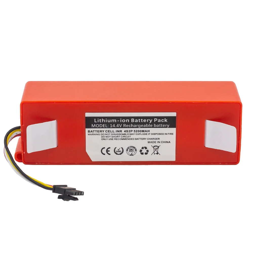 14 4 В 5200 мАч/7000 мАч 18650 литиевая батарея для пылесоса Замена робота Xiaomi Roborock S55 S60 S65