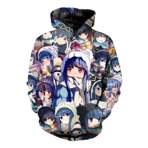 Зимняя толстовка с аниме рином юру, лагерный хипстерский пуловер, Классическая мужская уличная одежда унисекс, новая модная толстовка, забавное пальто, спортивная одежда