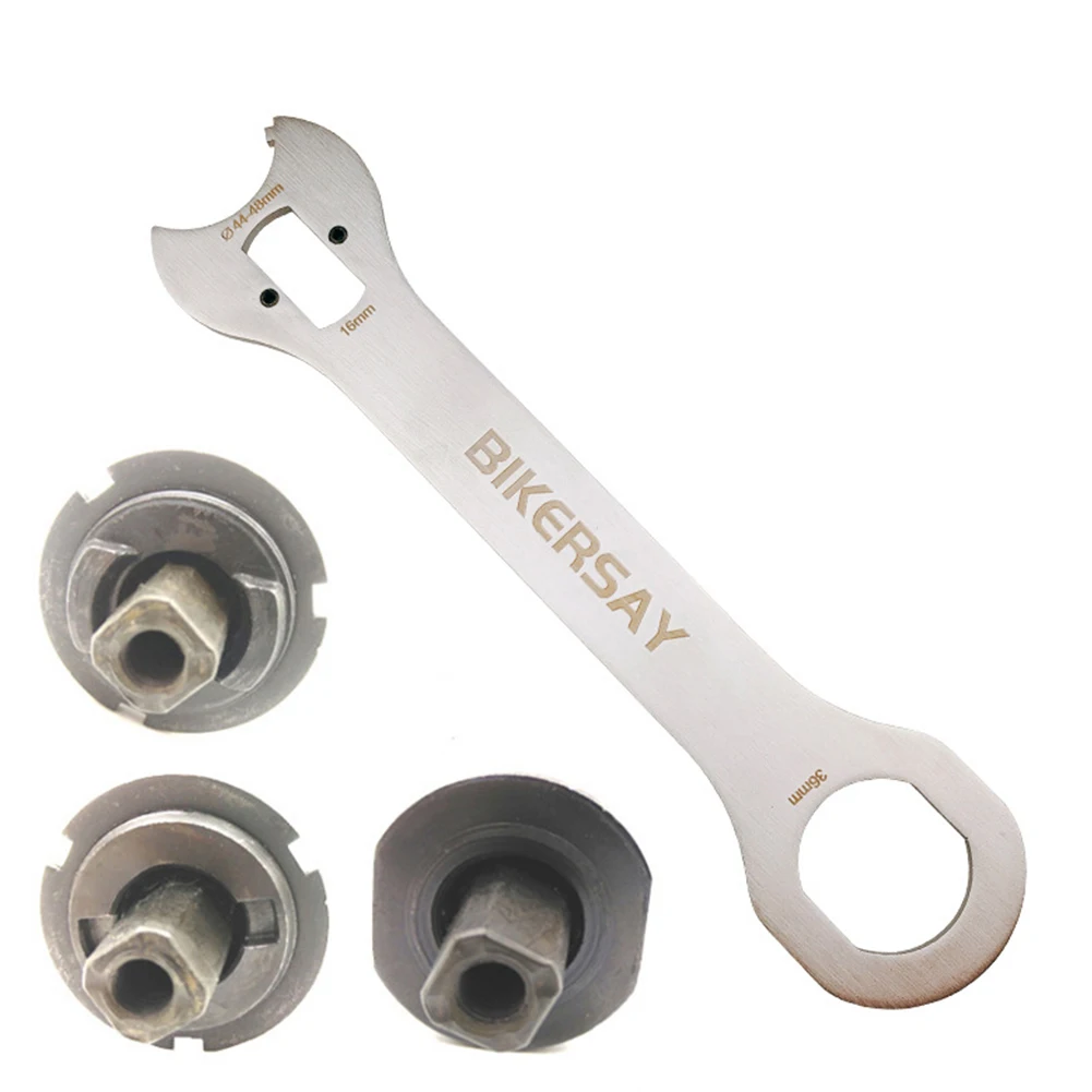 

Hot Sale Newest Protable Useful Pedal Repair Wrench Repair Tool Stainless Steel 275*60*4mm Bicycle Wrench Bottom Bracket