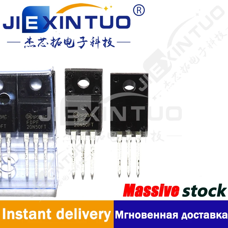 

FDPF20N50FT MOSFET N-CH 500V 20A TO220F N-Channel 500 V 20A (Tc) 38.5W (Tc) Through Hole TO-220F-3