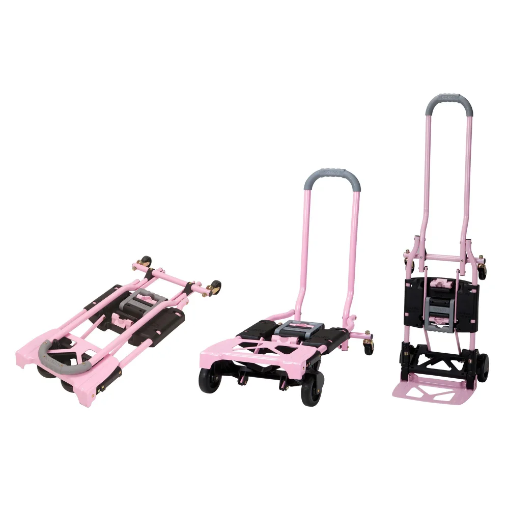 

Cosco Shifter Multi-Position Folding Hand Truck and Cart, Pink tool cart folding cart trolley with wheels