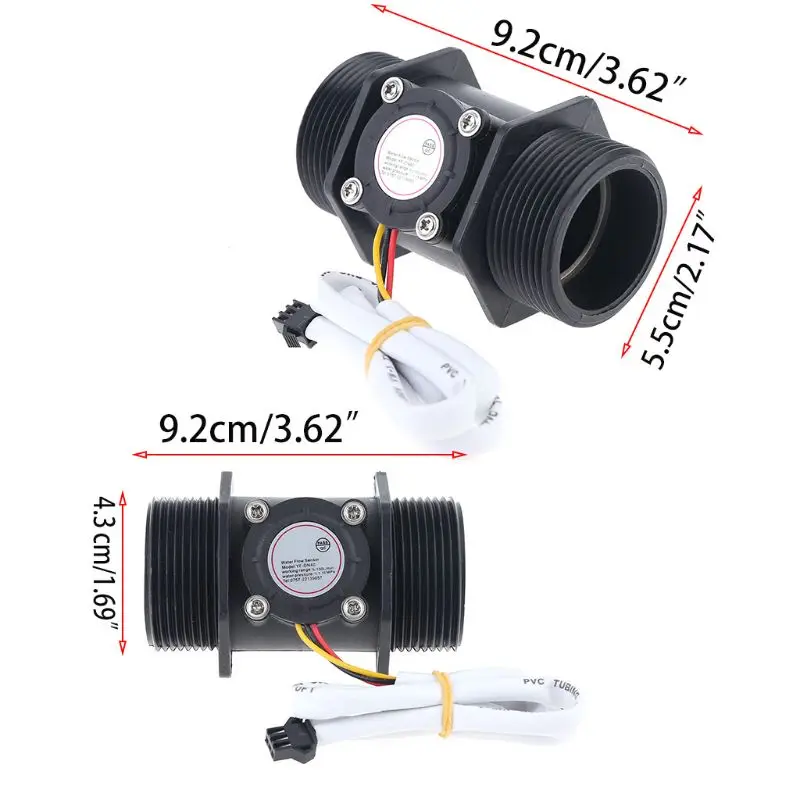 DN40 DN50 Датчик расхода воды Расходомер Холла Счетчик измерения прибора