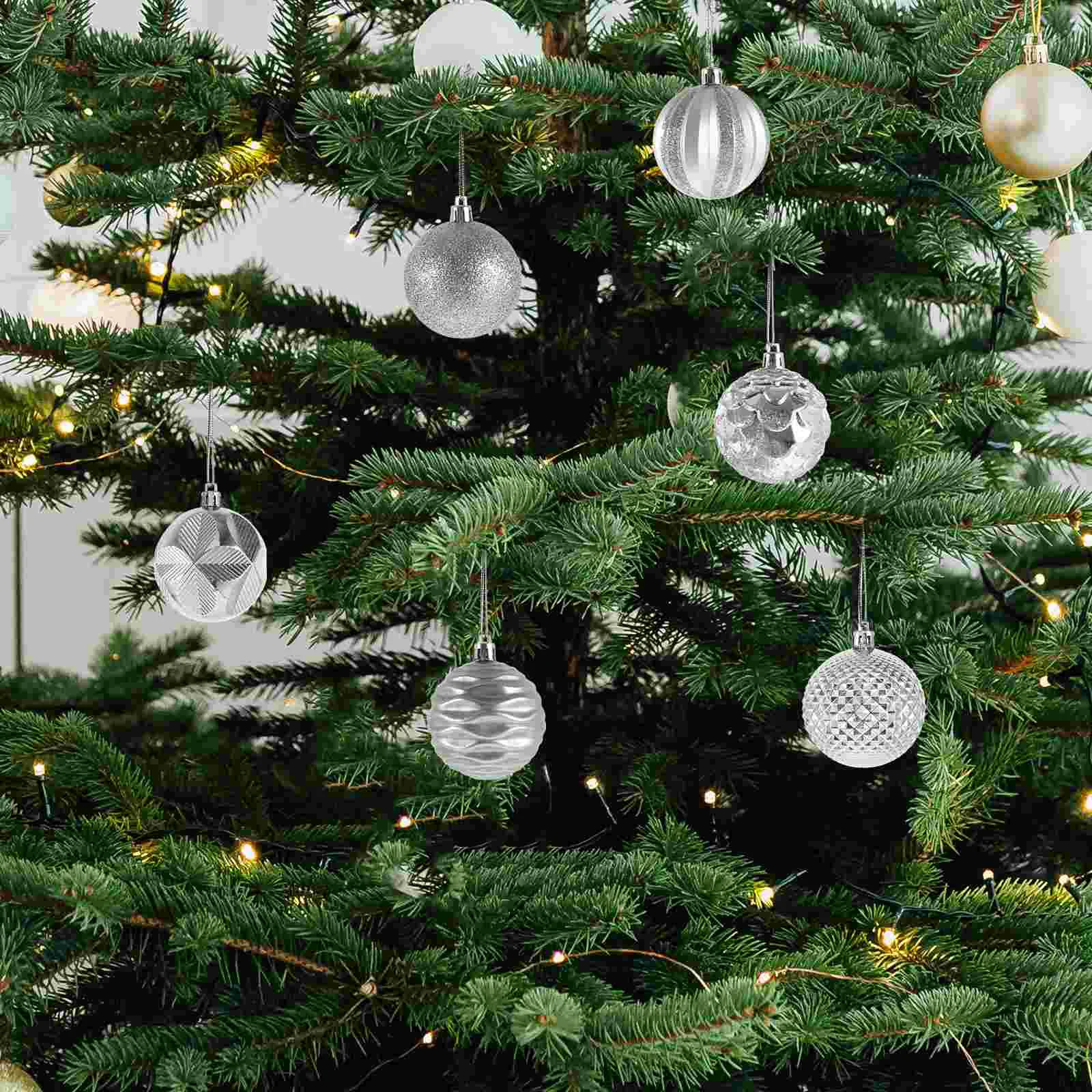 

12Pcs Christmas Ball Ornaments Xmas Tree Shatterproof Baubles with Hanging Loop for Holiday