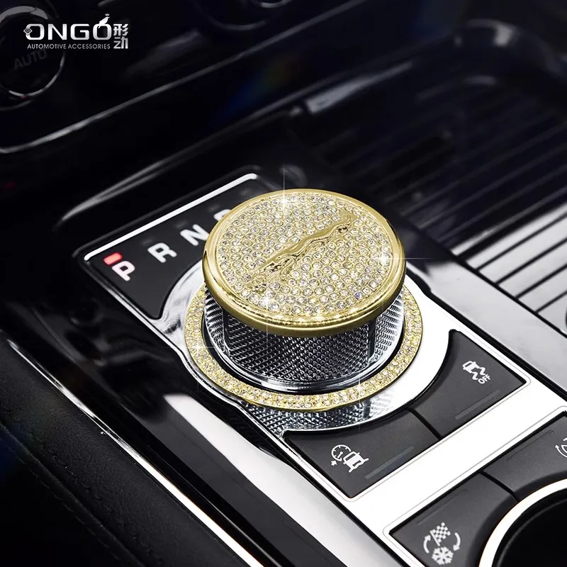 ONGO подходит для Jaguar XJ ручка салона автомобиля modification XJL crystal diamond decoration