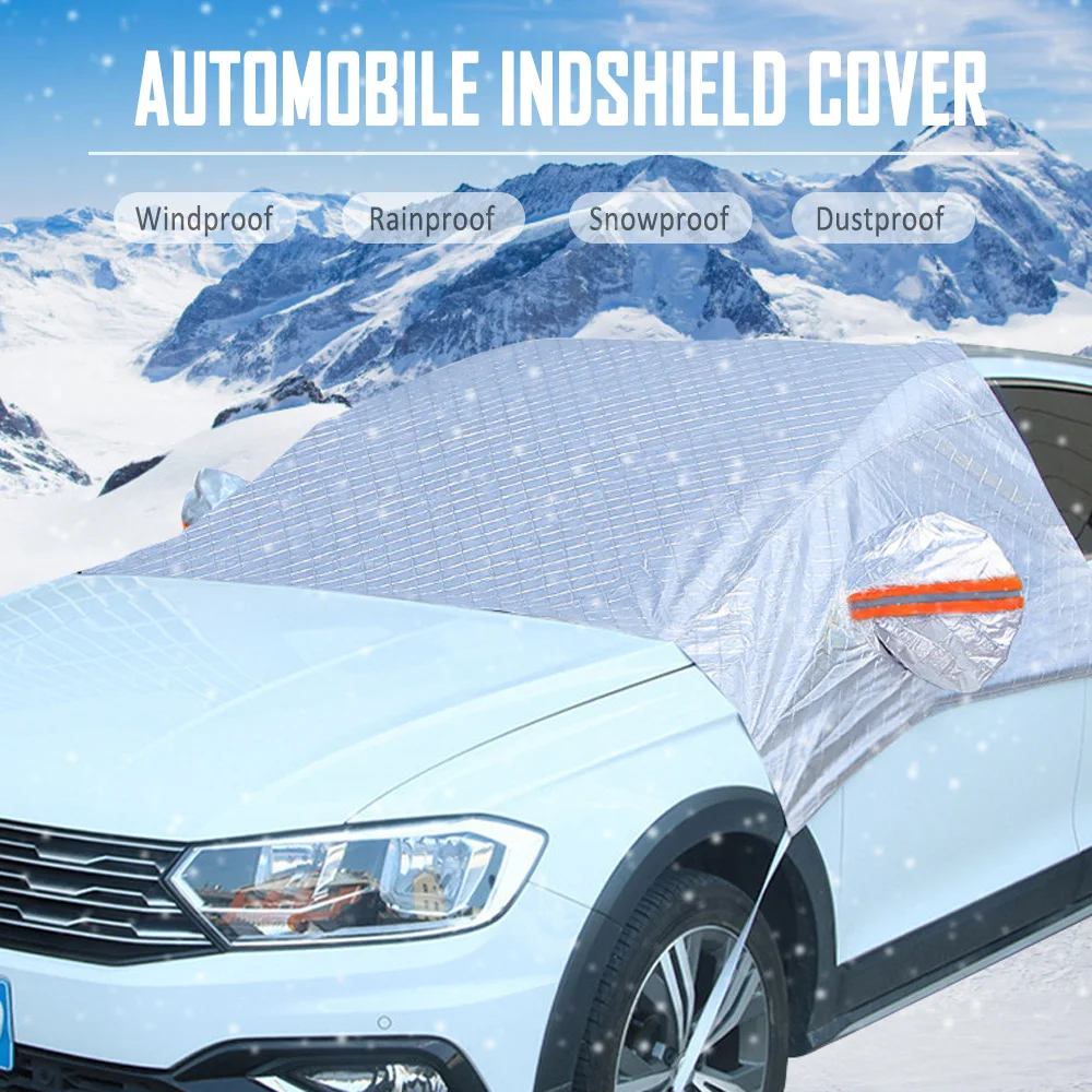 

Uv Proof Car Antifreeze Cover Waterproof Car Front Windshield Cover Car Windshield Cover Durable Car Snow Cover