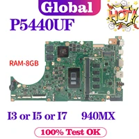 mainboard for asus expertbook p5440uf prop5440 p5440ua p5440ff p5440ffi b5440fa laptop motherboard i3 i5 i7 ram8gb 940mxmx130