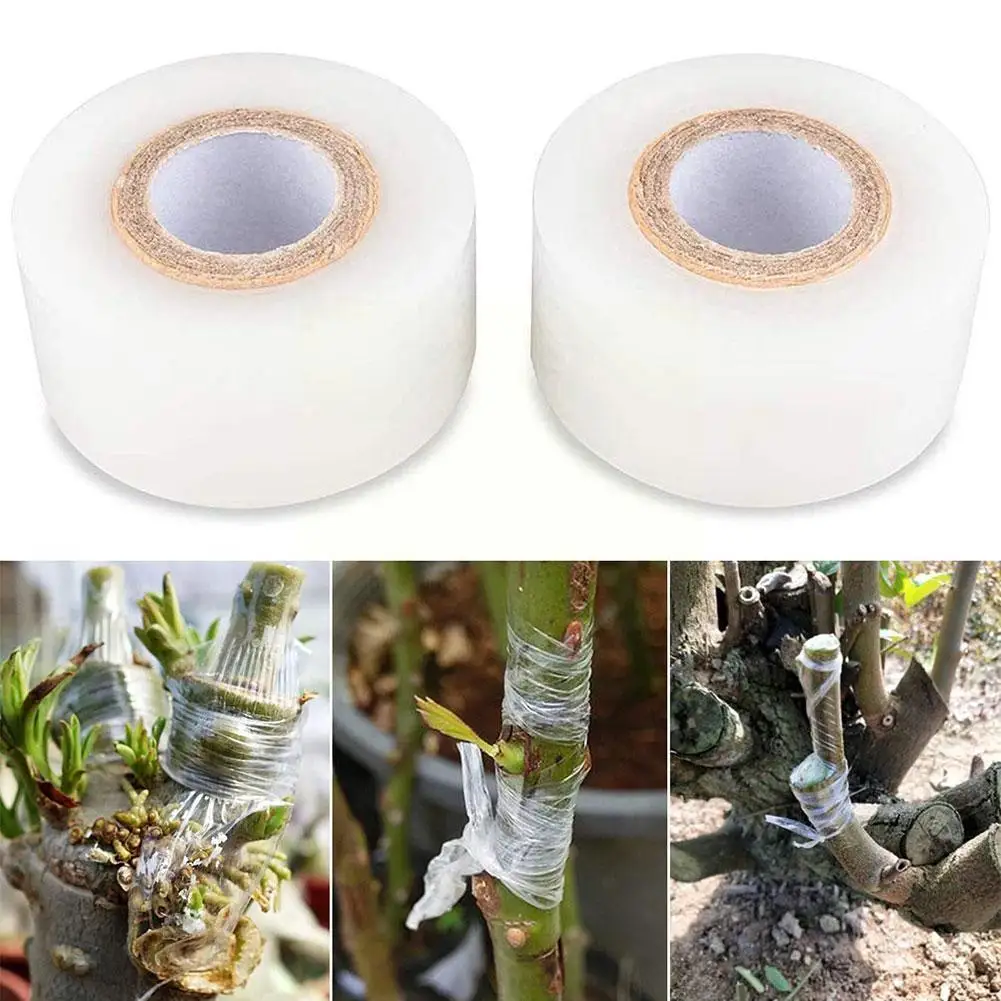

1 Roll 200 Meters Of Stretchable Grafting Tape Garden Vine Plants Accessories Seedlings Tape Tree Stretchable Tomato Grafti A0U2