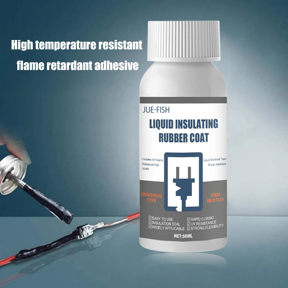 

30/50ml Insulation Electrical Sealant Liquid Tape Paste Waterproof Anti UV Fast Dry Lamp Board Electronic Sealant No Corrosion