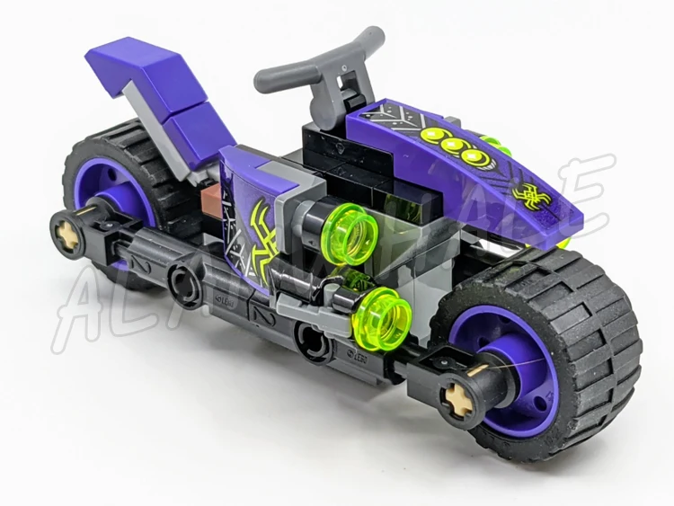 221 шт. Monkie Kid Cloud Bike Обезьяна Мотоцикл Трансформирующие колеса Spindrax 60041