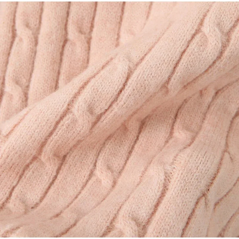 Suninheart Женский вязаный кашемировый свитер с вышивкой женский кардиган круглым