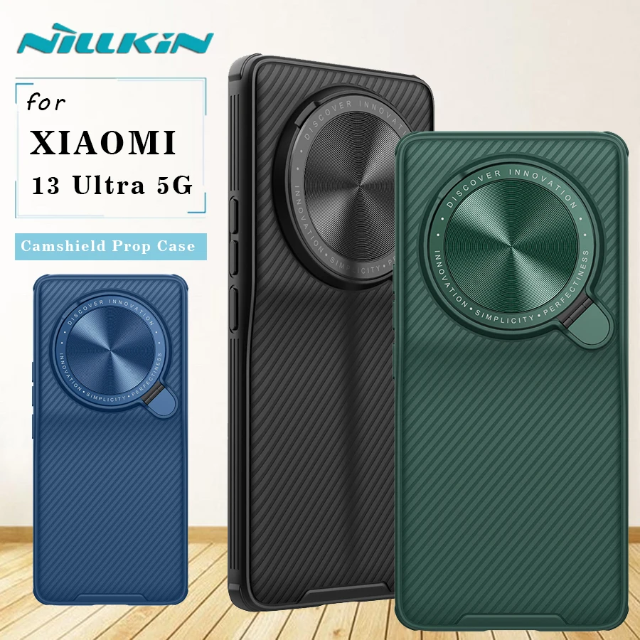

for Xiaomi Mi 13 Ultra 5G Case Nillkin CamShield Pro Lens Slide Camera Protector with Stand for Xiaomi Mi 13 Ultra 5G Men
