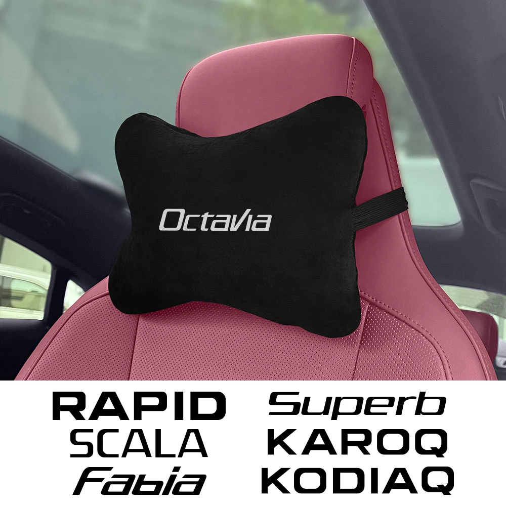 Автомобильное сиденье подголовник подушки для шеи аксессуары Skoda Octavia Fabia Rapid Superb