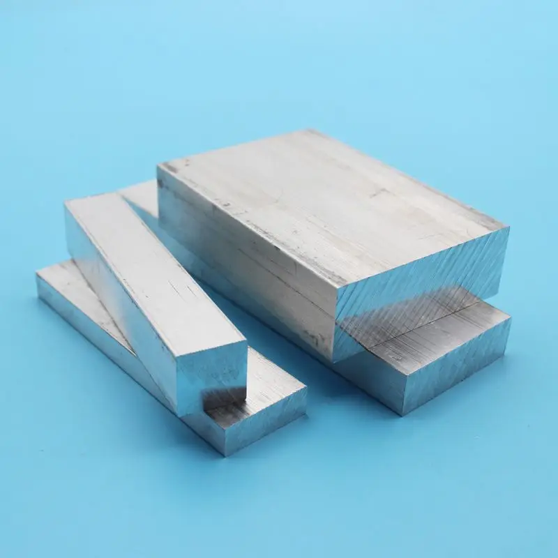 

6061 Aluminum Flat Bar Solid Stock Plate Machining Block Thickness 55mm Width 110mm 120mm 130mm 140mm 150mm