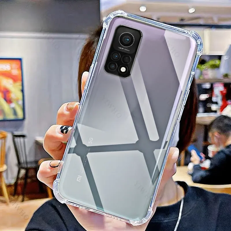 3 шт. прозрачный мягкий чехол для телефона Xiaomi Mi 10T Pro 5G TPU HD прозрачные чехлы Mi10TPro 5g