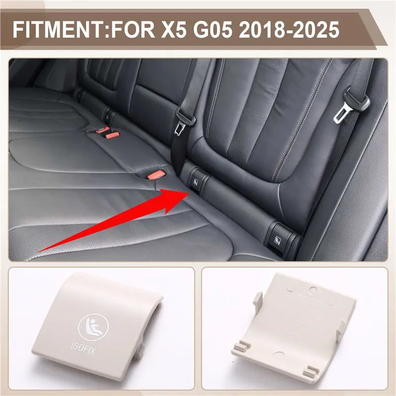 Фото Крышка крепления детского сиденья ISOFIX M93K для BMW X5 G05 2018-2025, артикулы 52207499786, 52207499794 1 №5