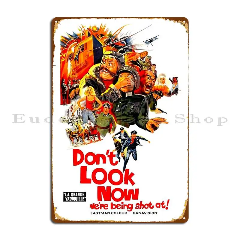 La Grande Vadrouille металлическая табличка клубный бар гаражные таблички печать