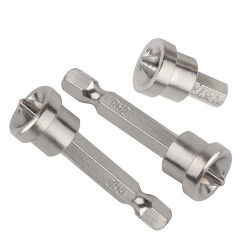 

Magnetic Positioning Screwdriver Tip Bits 25mm/50mm Gypsum Board Screw Tool Parts For Metalworking Screw Positioning Bit NEW