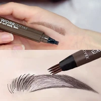 new microblading eyebrow pen waterproof fork tip eyebrow tattoo pencil long lasting professional fine sketch liquid eye brow pen