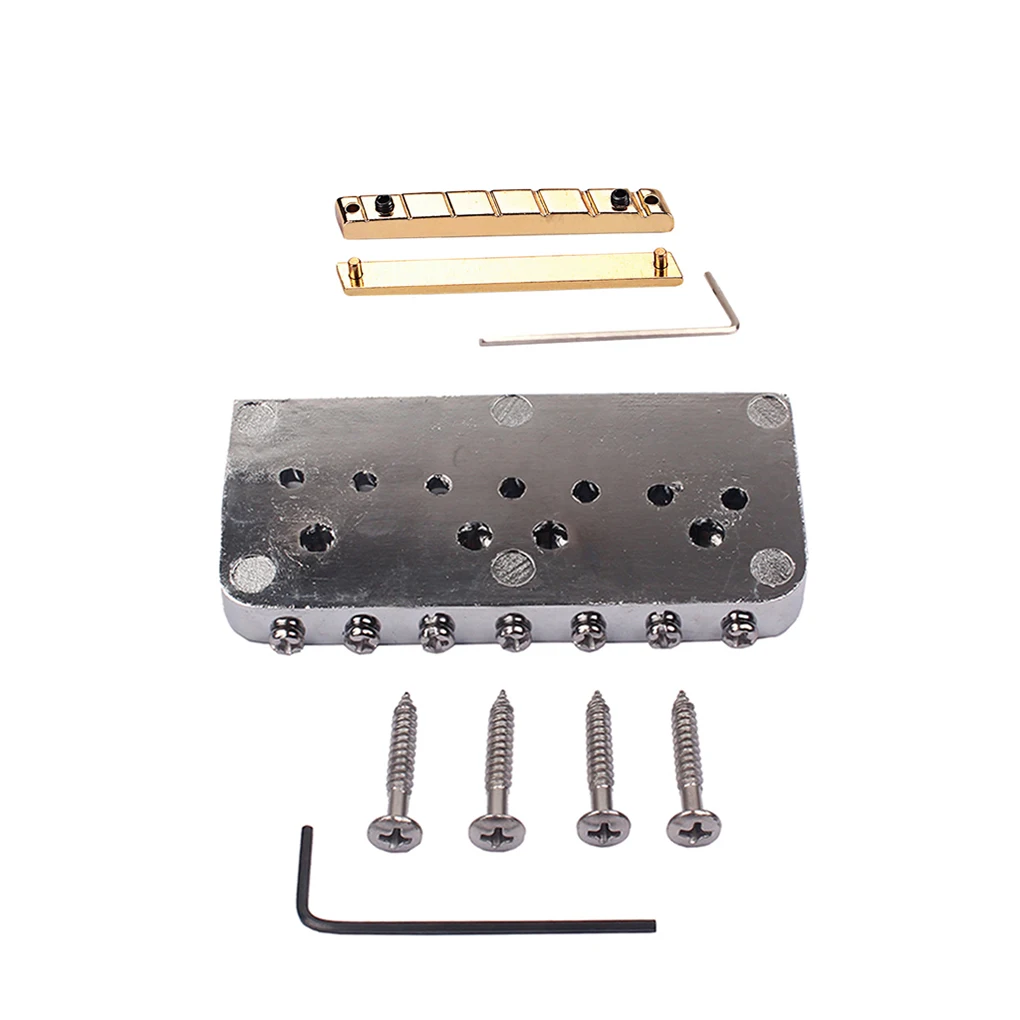 

Metal Bridges 7-string Saddle Tune Adjustment Guitars Supplies Musical Gear