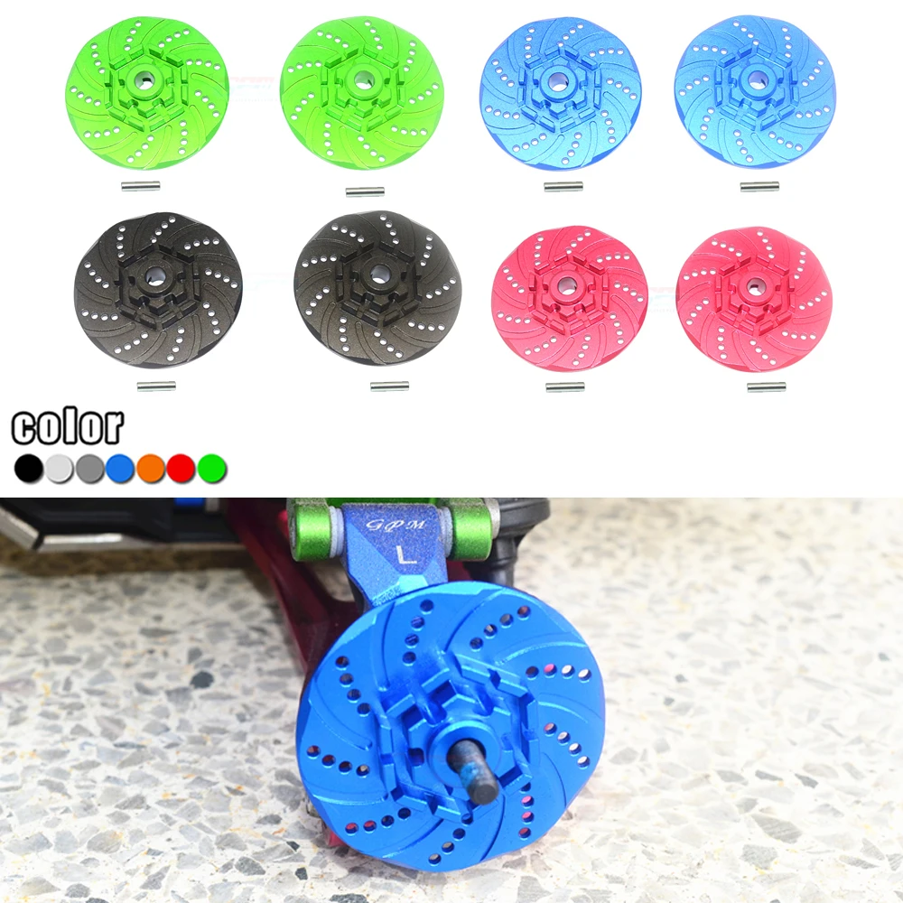 

GPM TRAXXAS 1/10 MAXX 4S 89076-4 Monster TRUCK Upgrade accessories metal Aluminum alloy hexagonal thickened 2MM brake disc #8956