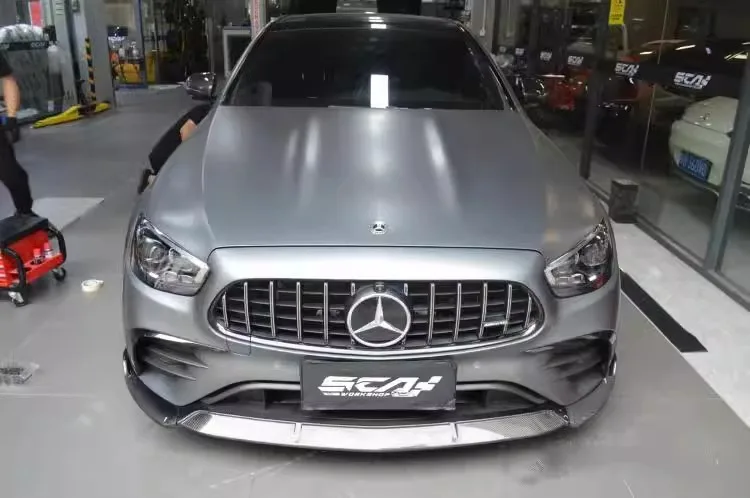 Высококачественный передний диффузор для бампера из углеродного волокна Mercedes-Benz