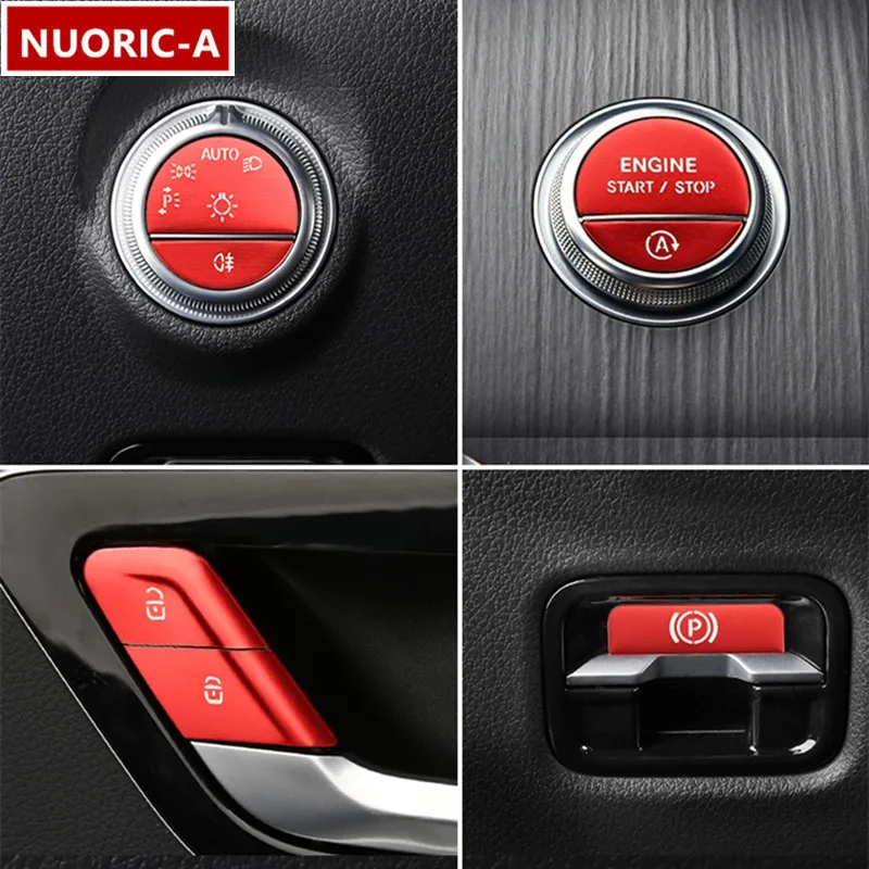 

Кнопки переключения фар, декоративная накладка для крышки Mercedes Benz C Class W206 2022, автомобильный Стайлинг, разблокировка двери, внутренние накле...