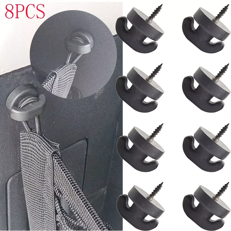 

Car Storage Net Buckle Screw Fixed Hanging Hook for Auto Interior Rear Trunk Ring Universal Storage Bag Mesh Hooks