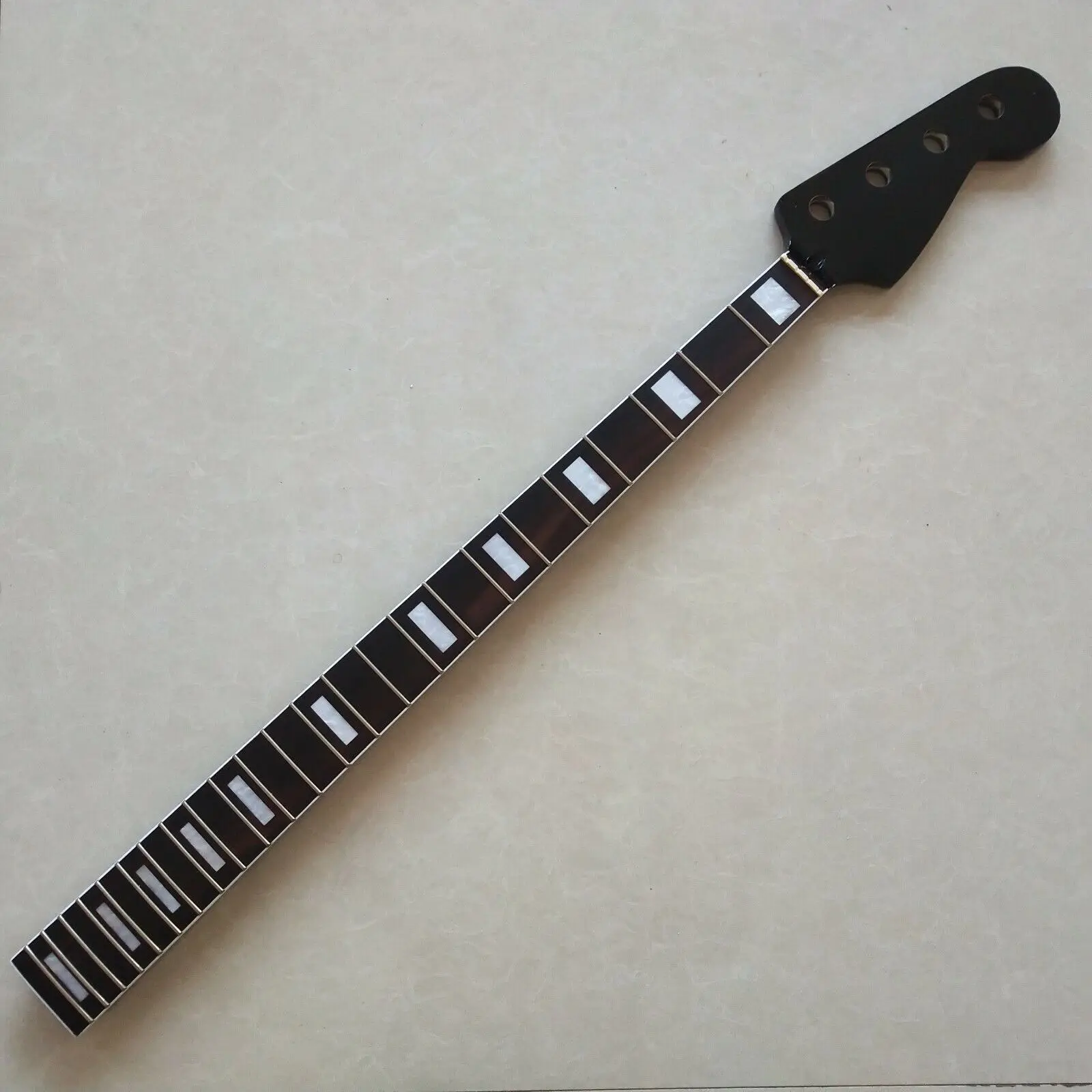 Black Maple Bass Guitar Neck parts 24 Fret 34