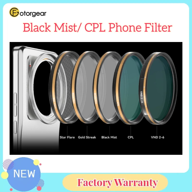 

Fotorgear Phone Filter Sets Box For 13 Ultra 67mm Black Mist CPL Phone Filter Phone Case Photography Image Sets